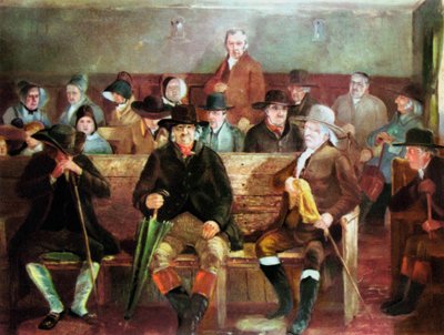 Egy kvéker találkozó, 1839 alkotó: Unbekannt