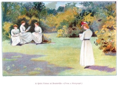 Egy csendes sarok Bournville-ben, 1892. alkotó: Unbekannt