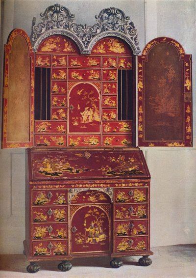 Vörös lakkszekrény, c1685, 1936 alkotó: Unbekannt
