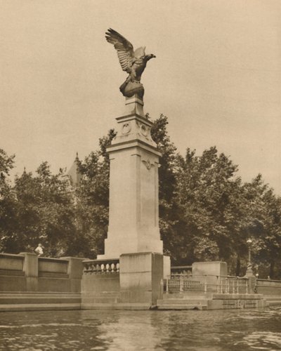 Egy római sas találóan szimbolizálja a nagy háború repülő embereit, 1935. alkotó: Unbekannt