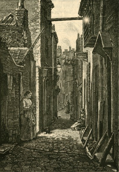 A Row, Yarmouth, 1898. alkotó: Unbekannt