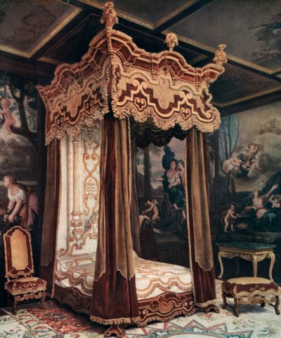 A Royal Bedstead, 1910 alkotó: Unbekannt