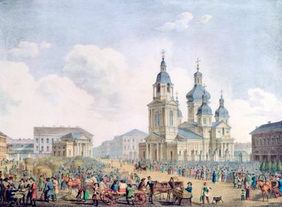 Egy orosz város, XIX alkotó: Unbekannt