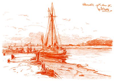 Vázlat Walberswickben, 1899 alkotó: Unbekannt