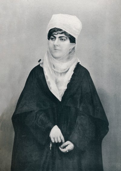 Egy török hölgy szabadtéri jelmezben, 1912 alkotó: Unbekannt