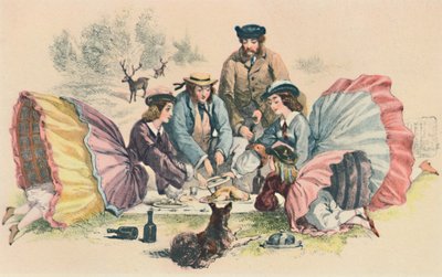 Viktoriánus piknik, 1860, 1944. alkotó: Unbekannt