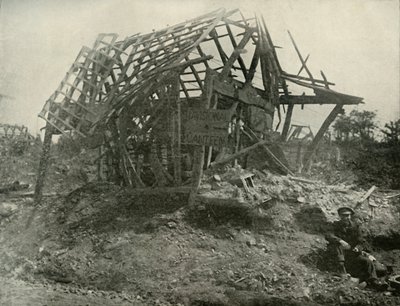 Egy falu a nyugati fronton, 1919. alkotó: Unbekannt