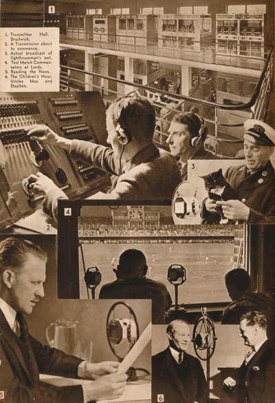 Látogatás a BBC-nél, 1937. 1-6 alkotó: Unbekannt
