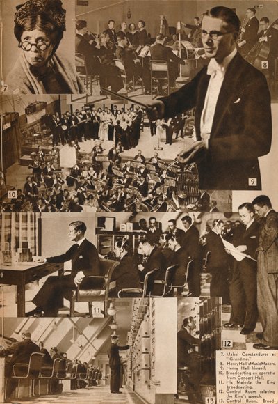 Látogatás a BBC-nél, 1937. 7-13 alkotó: Unbekannt