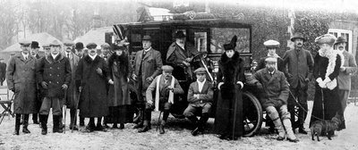 Egy téli napok forgatása Sandringhamben, Norfolkban, c1902-1910 1910 alkotó: Unbekannt