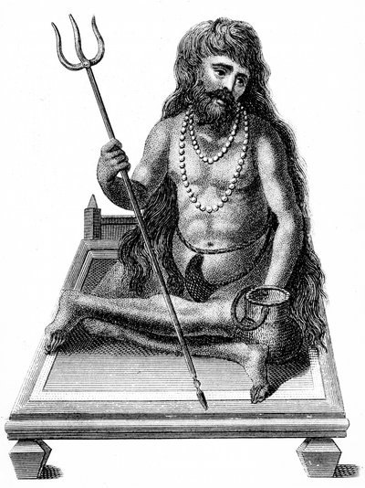 Egy jógi meditál, 1811 alkotó: Unbekannt