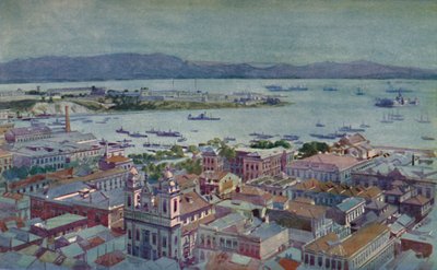 Egy kis Rio az Ilha das Cobras és az Ilha Fiscal, 1914 alkotó: Unbekannt