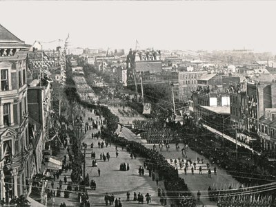 Ünnepi nap az amerikai fővárosban, Washington DC-ben, 1895. alkotó: Unbekannt