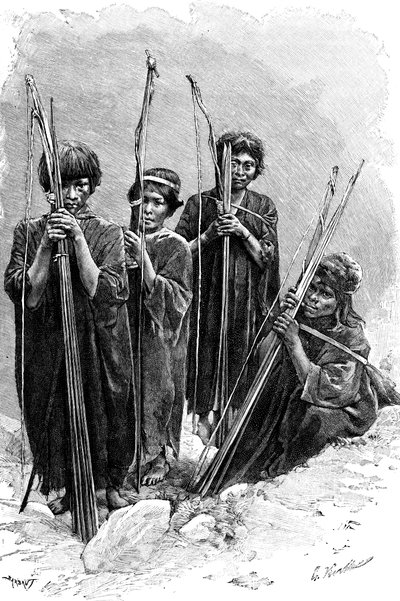 Antis Ashaninkas egy csoportja, Peru, 1895 alkotó: Unbekannt