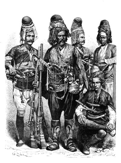 Zeibek csoportja, Kis-Ázsia, 1895 alkotó: Unbekannt