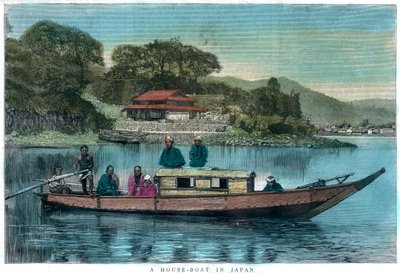 Egy lakóhajó Japánban, 1888 alkotó: Unbekannt