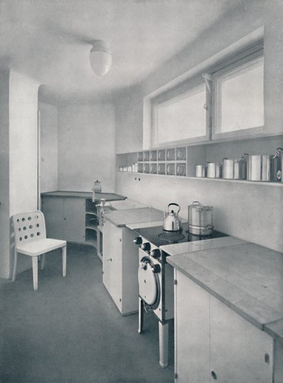 Oswald Haerdtl bécsi professzor által tervezett konyha, 1935 alkotó: Unbekannt