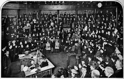 Előadás a londoni Királyi Intézetben, 1903 1903 alkotó: Unbekannt