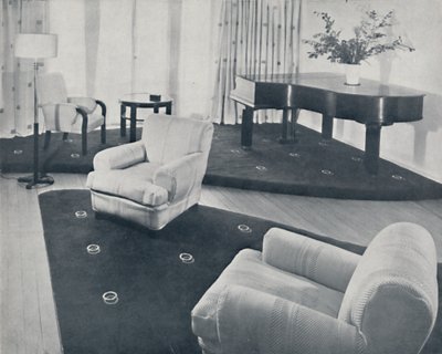 Társalgó, amelyet Ian Henderson & Co. tervezett és kivitelezett, London, 1935 alkotó: Unbekannt