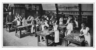 Egy kézi képzési központ: faipari, London, 1900 1901 alkotó: Unbekannt