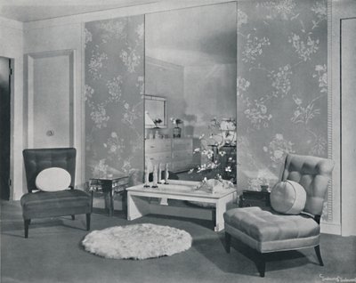 Modern hálószoba a kínaiak ihlette, 1942 alkotó: Unbekannt