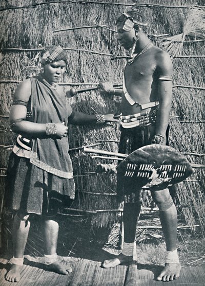Zulu szerelmespár, 1912 alkotó: Unbekannt