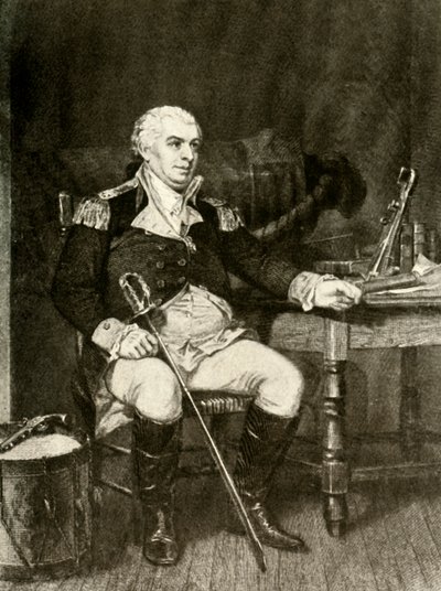 Commodore Barry, az Egyesült Államok haditengerészetének portréja, 1780, 1937. alkotó: Unbekannt