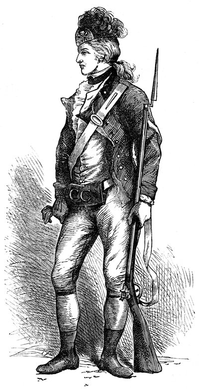 Egy igazi amerikai puskás, c1776-1780 c1880 alkotó: Unbekannt