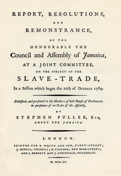 A rabszolga-kereskedelem témájának demonstrációja, 1789 1965 alkotó: Unbekannt