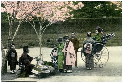 Egy utcai kereskedő, Japán, 1904 alkotó: Unbekannt