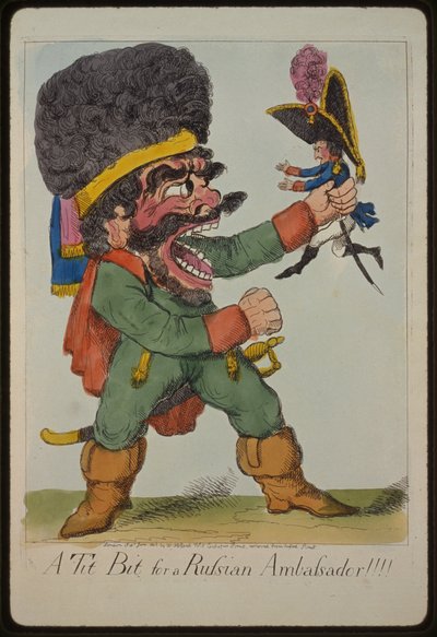 Egy cinege egy orosz nagykövetnek!!!, 1803 alkotó: Unbekannt