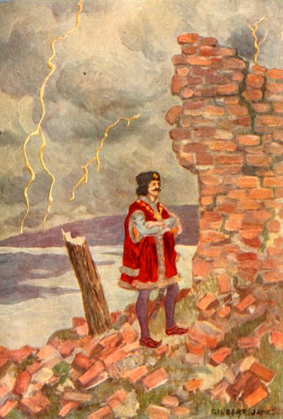 „Egy torony ütötte el Maximust anélkül, hogy komoly sérülést okozott volna neki” (1917). alkotó: Unbekannt
