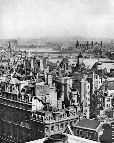Kilátás délkeletre a Bush House-tól egészen Blackheath-ig, London, 1926-1927 alkotó: Unbekannt
