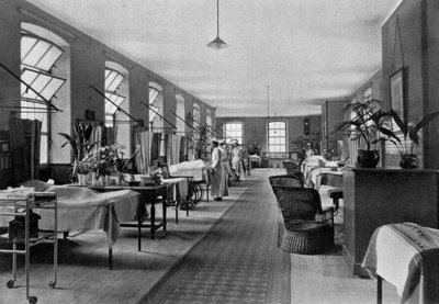 Egy osztály a Guys Hospitalban, Southwark, London, 1904 alkotó: Unbekannt