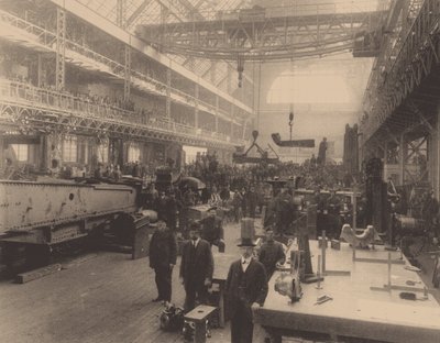 A Putilov-gyár műhelye, kb. 1914 alkotó: Unbekannt