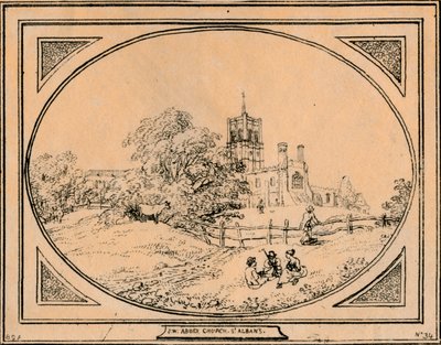 Abbey Church, St. Albans, 1782 alkotó: Unbekannt