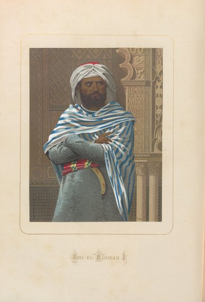 Abd al-Rahman I. Forrás: Juan Landa minden idők híres férfiai és női, 1875-1877. alkotó: Unbekannt