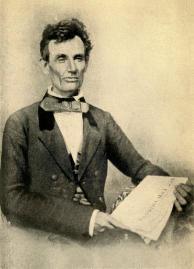 Abraham Lincoln, 1854, 1930. alkotó: Unbekannt