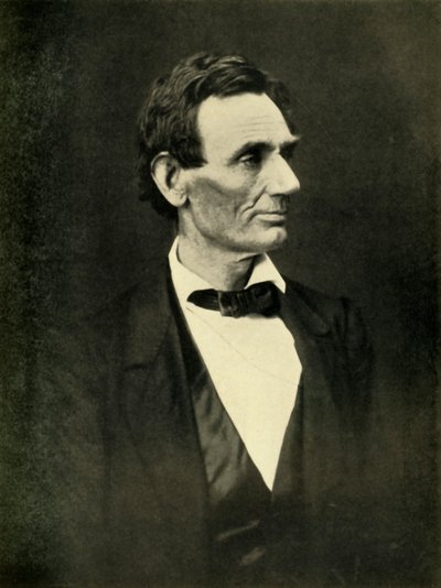 Abraham Lincoln, 1860, 1930. alkotó: Unbekannt