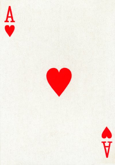 Ace of Hearts a Goodall & Son Ltd. kártyapaklijából, 1940 alkotó: Unbekannt