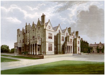 Acton Reynald Hall, Shropshire, Baronet Corbet otthona, 1880 alkotó: Unbekannt