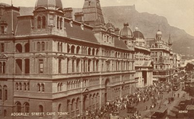 Adderley Street, Fokváros, 20. század eleje. alkotó: Unbekannt