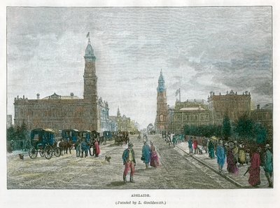 Adelaide, Dél-Ausztrália, Ausztrália, c1890 alkotó: Unbekannt