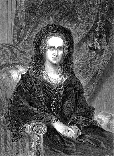 Szász-Coburg meiningeni Adelaide 1792-1849, IV. Vilmos német származású hitvese, 1849 alkotó: Unbekannt