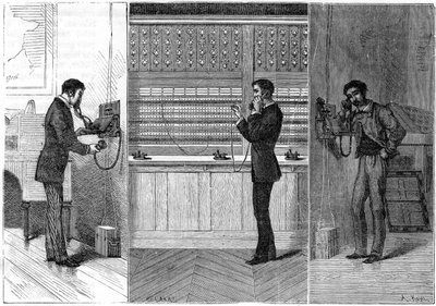 Áder telefonrendszer, 1881 alkotó: Unbekannt