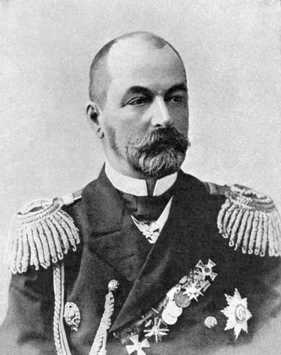 Rozsesztvenszkij admirális, orosz-japán háború orosz parancsnoka, 1904-5 alkotó: Unbekannt