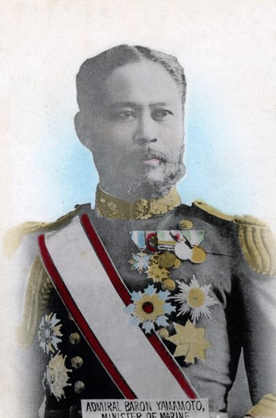 Yamamoto admirális, japán haditengerészeti miniszter, 1904-1905 alkotó: Unbekannt