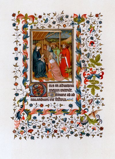 A mágusok imádása, c1420 alkotó: Unbekannt
