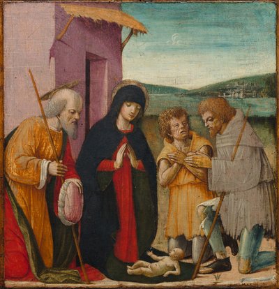 Pásztorok imádása, c. 1480-1500. alkotó: Unbekannt