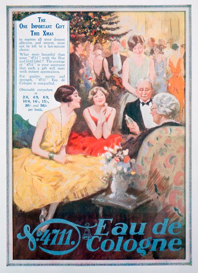 A 4711 Eau de Cologne hirdetése, 1928 alkotó: Unbekannt